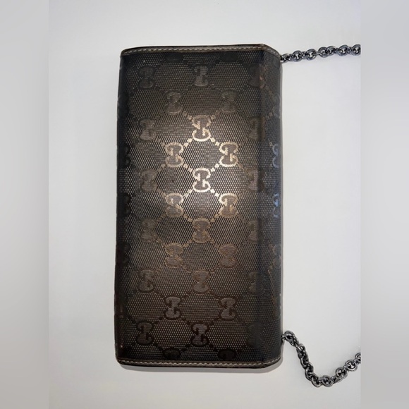 Authentic Gucci Imprime Wallet on Chain - Picture 9 of 12